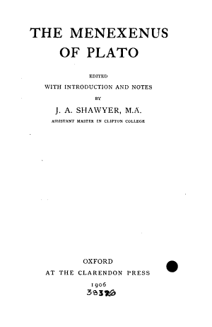 Menexenus
