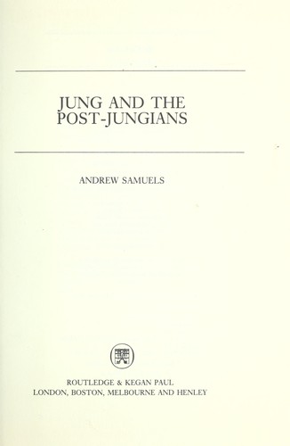 Jung and the Post-Jungians
